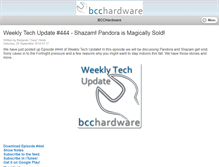 Tablet Screenshot of bcchardware.com